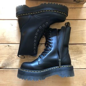 BNWT Doc Marten Jadon Hi polished smooth leather